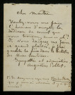 POLLET (Augustin) : 1 lettre, manuscrit.