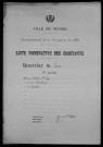 Nevers, Quartier de Loire, 5e section : recensement de 1936