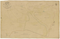 Millay, cadastre ancien : plan parcellaire de la section B dite de Magny, feuille 2