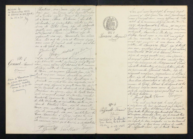 Giry : actes d'état civil.