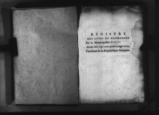 Vauclaix : actes d'état civil.