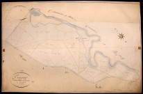 Tannay, cadastre ancien : plan parcellaire de la section A dite de Tanneau, feuille 2