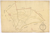 Châteauneuf-Val-de-Bargis, cadastre ancien : plan parcellaire de la section D dite de Fonfaye, feuille 4