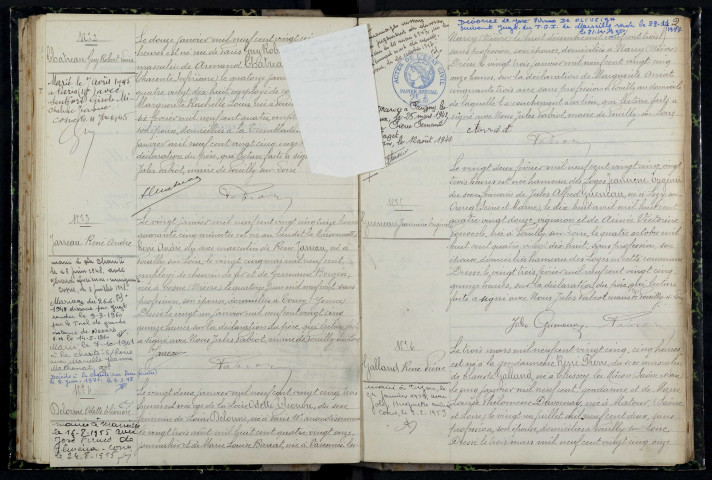 Pouilly-sur-Loire : actes d'état civil.