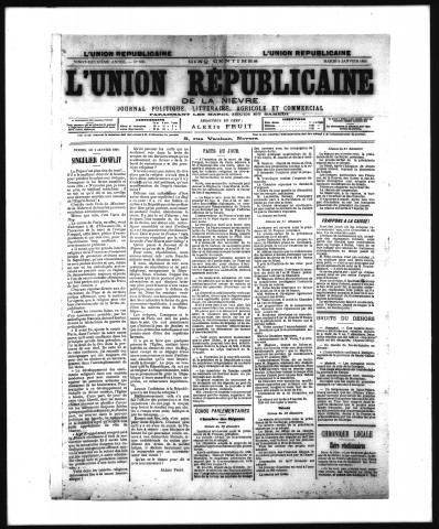 L'Union Républicaine de la Nièvre