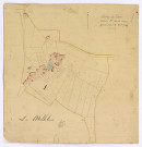 Cercy-la-Tour, cadastre ancien : plan parcellaire de la section F dite des Mathelins, développement