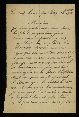 PANNETIER (Étienne) : 1 lettre.