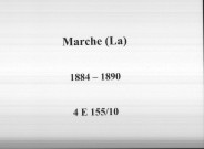 La Marche : actes d'état civil.