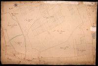 Tracy-sur-Loire, cadastre ancien : plan parcellaire de la section A dite de Bois Fleury et Fontenille, feuille 6