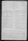 Donzy : recensement de 1891