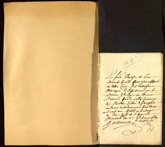 La Marche (Munot) : registres paroissiaux.