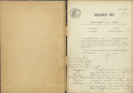 Trois-Vèvres : actes d'état civil.