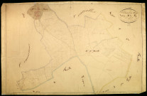 Saint-Pierre-du-Mont, cadastre ancien : plan parcellaire de la section A dite de Flez, feuille 1