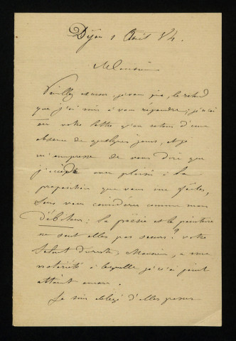 CUGNOTET (Edgar), peintre : 4 lettres.