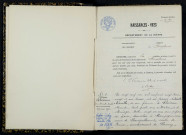 Champallement : actes d'état civil.