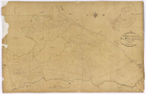 Alligny-en-Morvan, cadastre ancien : plan parcellaire de la section H dite de Champcomaux, feuille 1