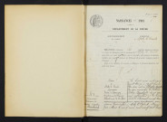 Metz-le-Comte : actes d'état civil.