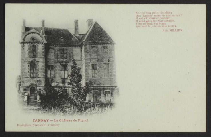 TANNAY Le Château de Pignol
