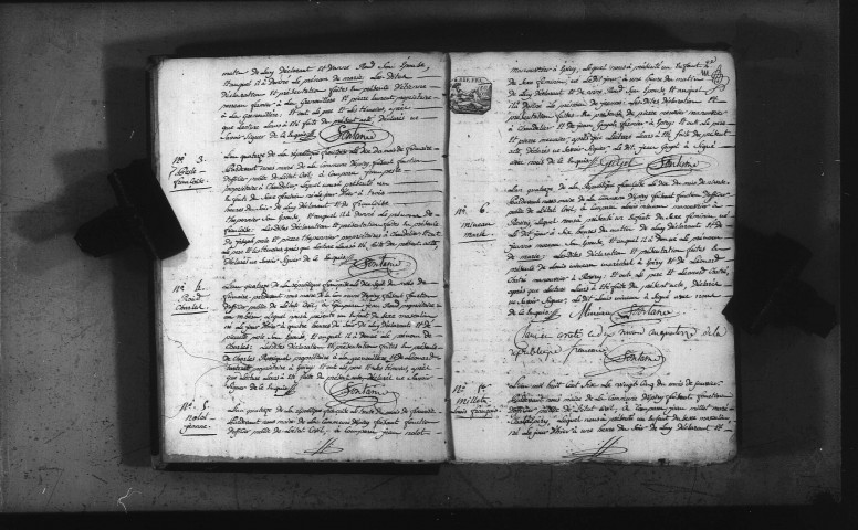 Epiry : actes d'état civil.