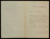 POUY (Ferdinand), historien à Amiens : 1 lettre.