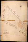 Varennes-lès-Nevers, cadastre ancien : plan parcellaire de la section A dite d'entre les deux Routes, feuille 1