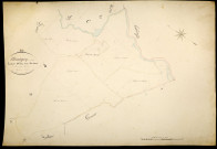 Montigny-sur-Canne, cadastre ancien : plan parcellaire de la section D dite des Rondes, feuille 4