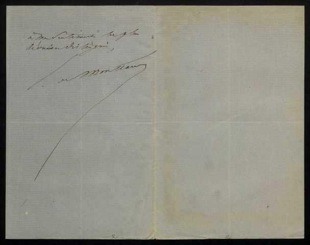 MONTLAUR (Eugène, marquis de), homme politique (1815-1895) : 15 lettres, manuscrits.