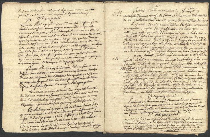 Montsauche-les-Settons : registres paroissiaux.