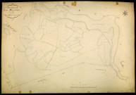 Montsauche-les-Settons, cadastre ancien : plan parcellaire de la section B dite de Natalou, feuille 1