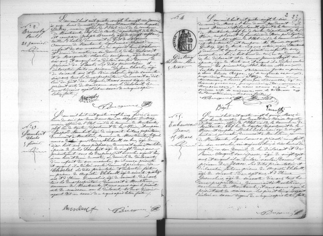 Montsauche-les-Settons : actes d'état civil.