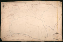 Saint-Ouen-sur-Loire, cadastre ancien : plan parcellaire de la section B dite des Essarts, feuille 3