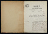 Saincaize-Meauce : actes d'état civil.