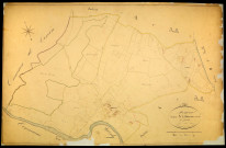 Mouron-sur-Yonne, cadastre ancien : plan parcellaire de la section A dite de Thaveneau, feuille 2