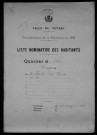 Nevers, Quartier de Nièvre, 2e section : recensement de 1926