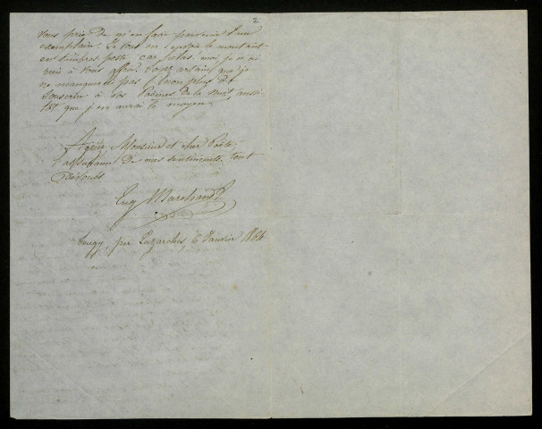 MARCHAND (Eugène), instituteur à Seugy (Seine-et-Oise) : 10 lettres.