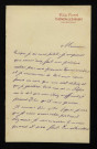 BUET (Clément), fils de Charles Buet, à Thonon-les-Bains (Haute-Savoie) : 1 lettre.