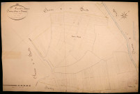 Saint-Martin-sur-Nohain, cadastre ancien : plan parcellaire de la section B dite de Saint-Martin, feuille 4