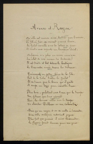 MALPERTUY (François), conscrit à Auxonne (Côte-d'Or), fils d'Auguste Malpertuy : 1 lettre, manuscrit.
