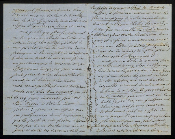 FOREST (Athanase), poète à Tours (1804-1875) : 10 lettres.