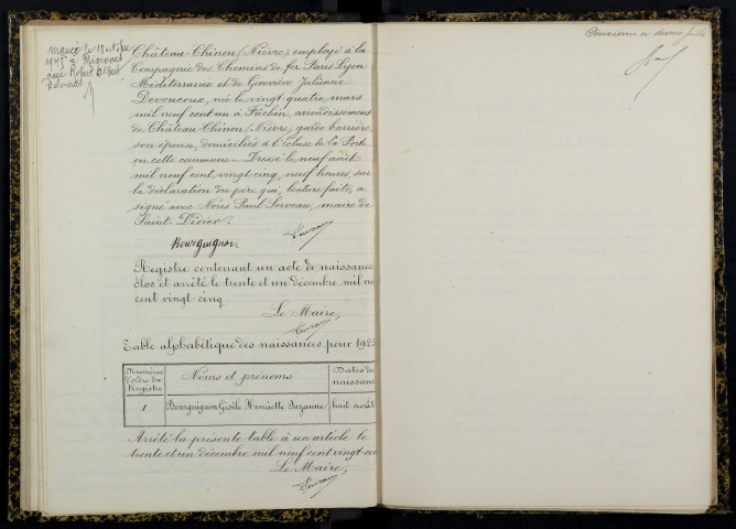 Saint-Didier : actes d'état civil.