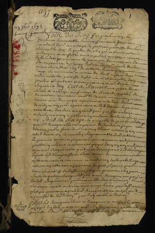 Pièce 3. - Fief d'Azy : reconnaissances passées devant le notaire Rossignol.