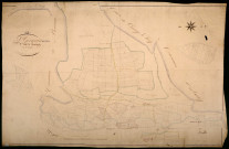 Saint-Germain-des-Bois, cadastre ancien : plan parcellaire de la section C dite de Turigny