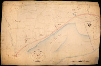 Sougy-sur-Loire, cadastre ancien : plan parcellaire de la section B dite de Tinte, feuille 4