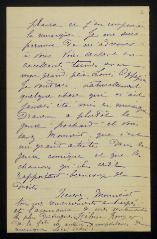 ROUYER (Héloïse), à Léré (Cher) : 2 lettres.