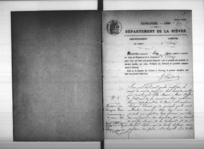 Oisy : actes d'état civil.