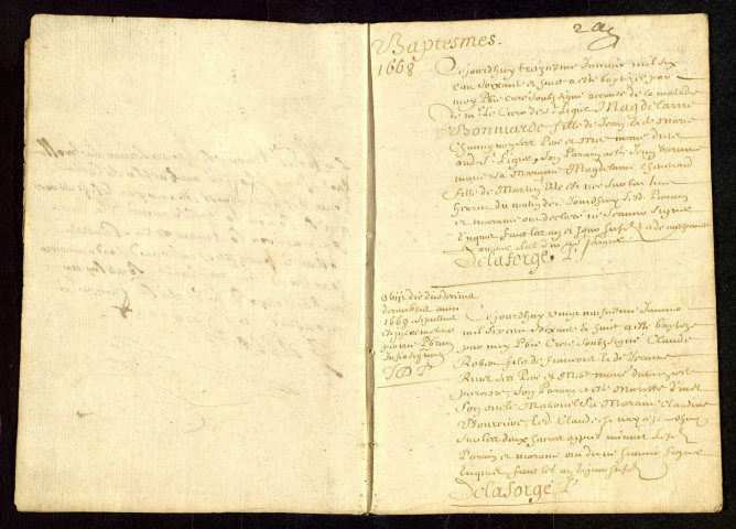 Saint-Amand-en-Puisaye : registres paroissiaux.