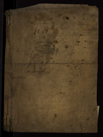 Liève du terrier domanial ducal établie par les notaires royaux Carré et Maulais.