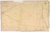 Bulcy, cadastre ancien : plan parcellaire de la section B dite du Bourg, feuille 4