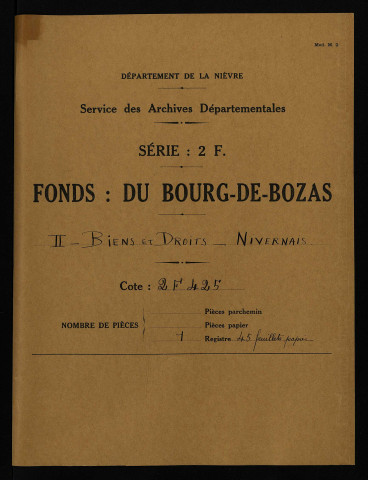 Extrait du terrier de la seigneurie de Prye, passé devant Camuset, notaire, en 1696, au profit de messire Henry de La Grange, cardinal, chevalier, marquis d'Arquian, baron des terres de Prye.