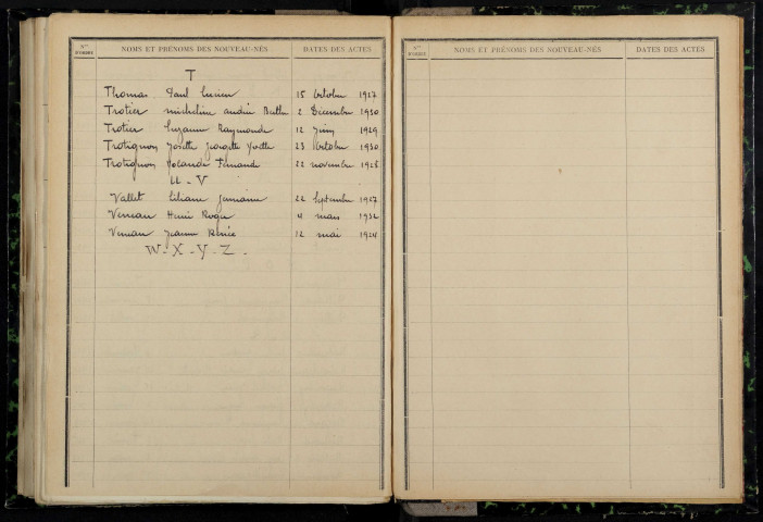 La Celle-sur-Loire : table décennale.